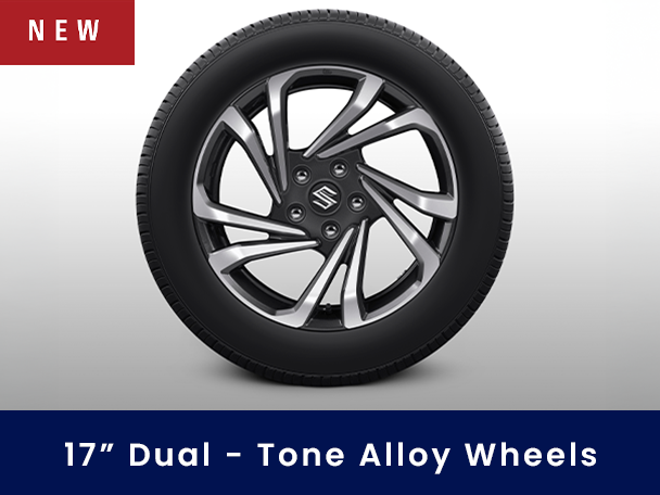 17 inch Dual - Tone Alloy Wheels
